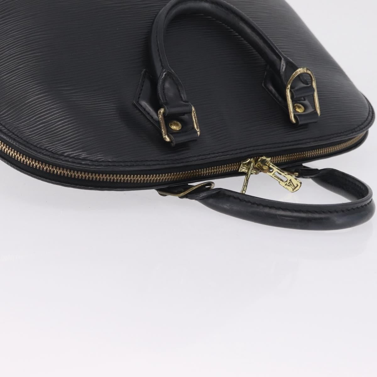 Louis Vuitton Alma Epi Leather Black Leather Handbag (Pre-Owned)