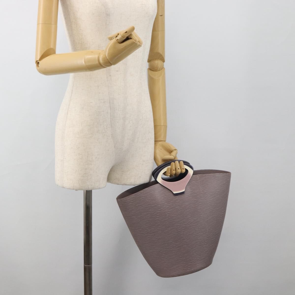 Louis Vuitton Noctambule Epi Leather Purple Leather Handbag (Pre-Owned)