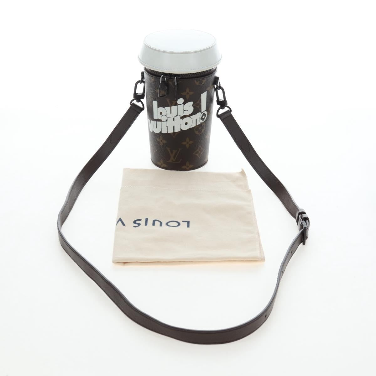 Louis Vuitton Coffee Cup Convertible Everyday Signature Vintage Monogram Canvas Brown Canvas Shoulder Bag Bag (Pre-Owned)