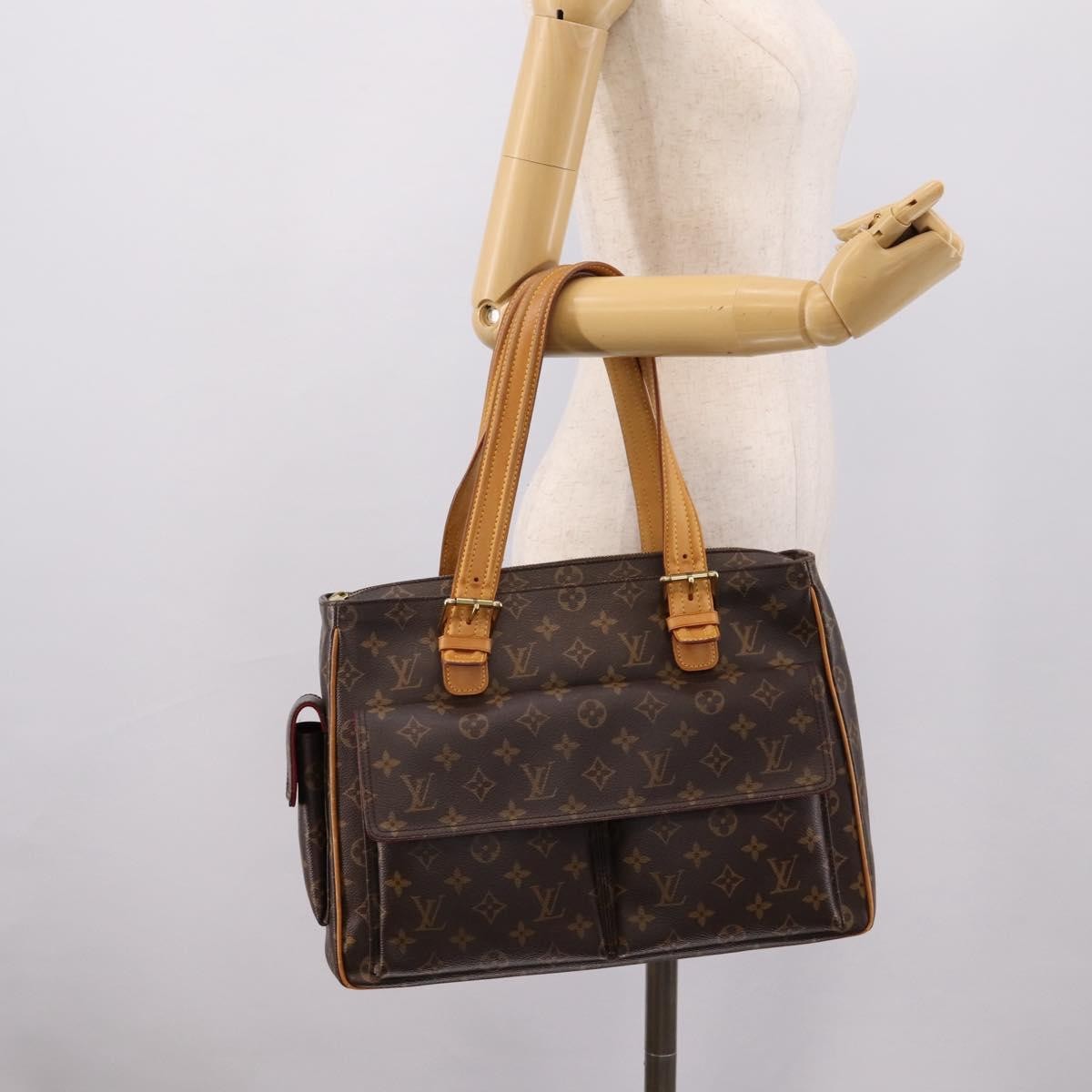 Louis Vuitton Multipli Cite Monogram Canvas Brown Canvas Shoulder Bag Bag (Pre-Owned)