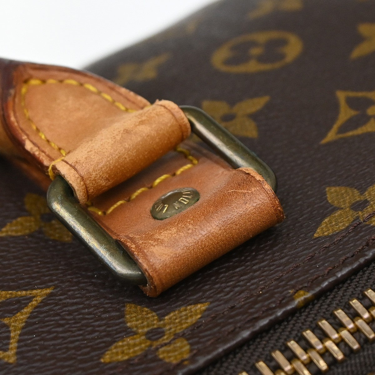 Louis Vuitton Keepall Monogram Brown Canvas Travel Bag Bag (Pre-Owned)