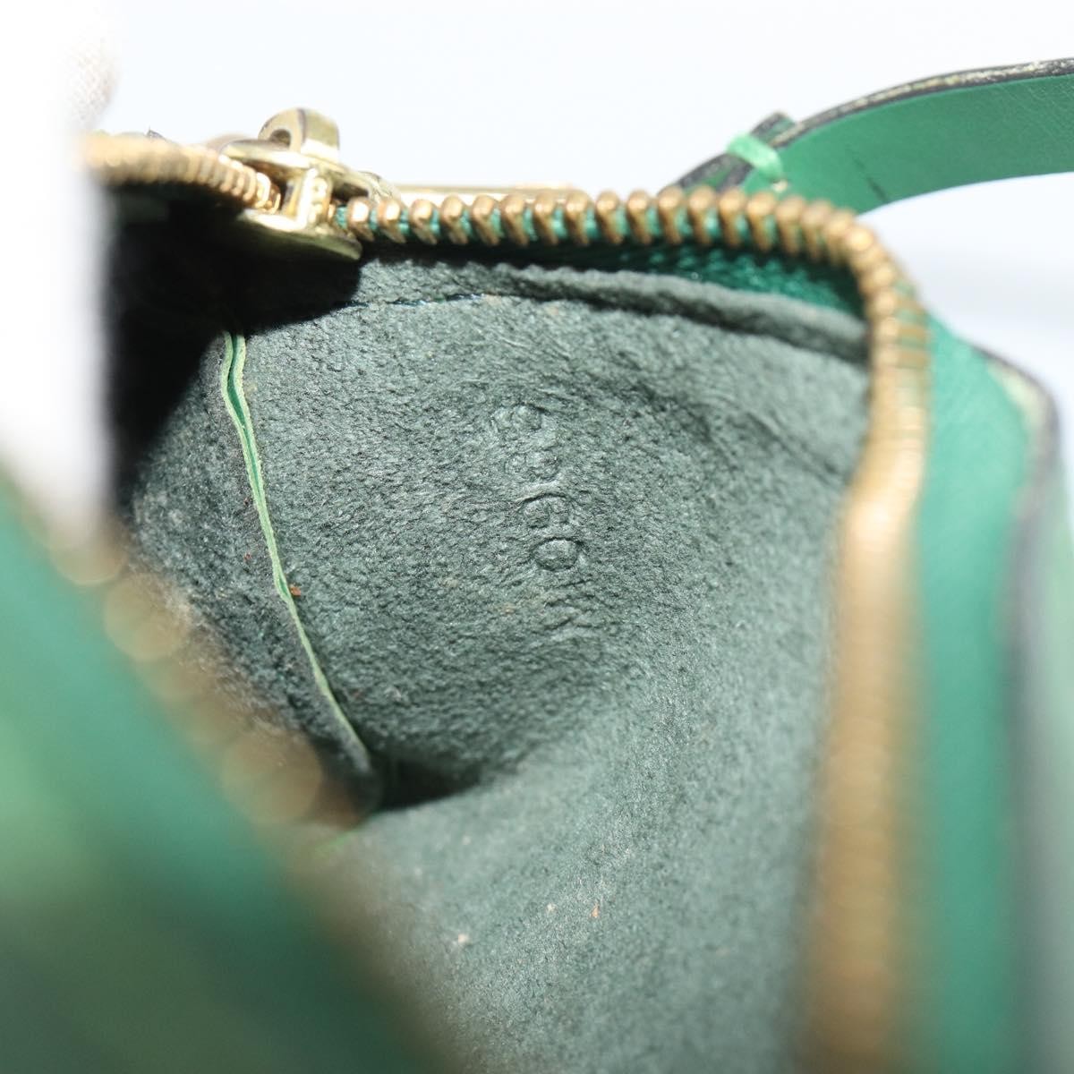 Louis Vuitton Soufflot Pochette Epi Leather Green Leather Clutche & Pouche Bag (Pre-Owned)