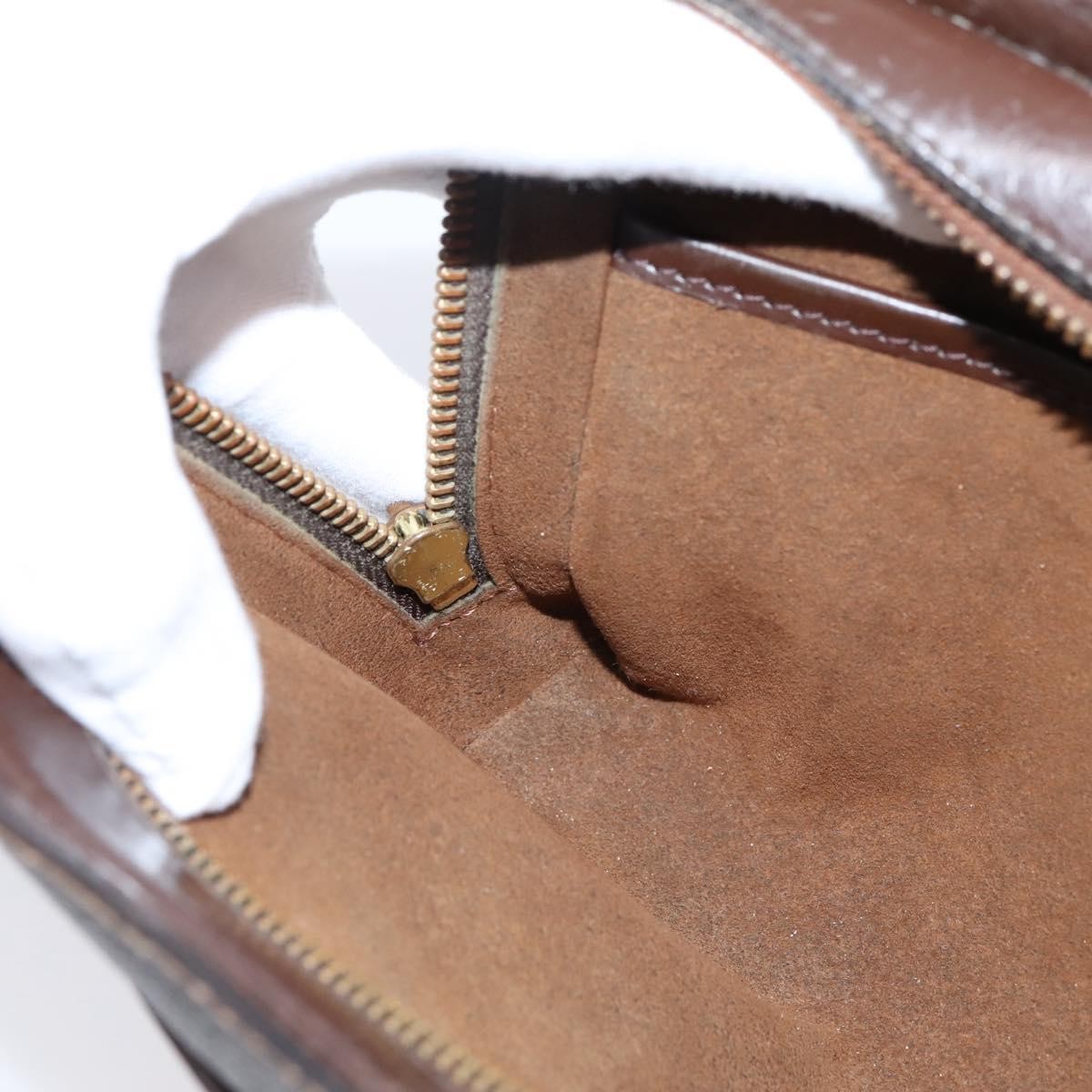 Louis Vuitton Pochette Saint Louis Damier Brown Canvas Clutche & Pouche Bag (Pre-Owned)