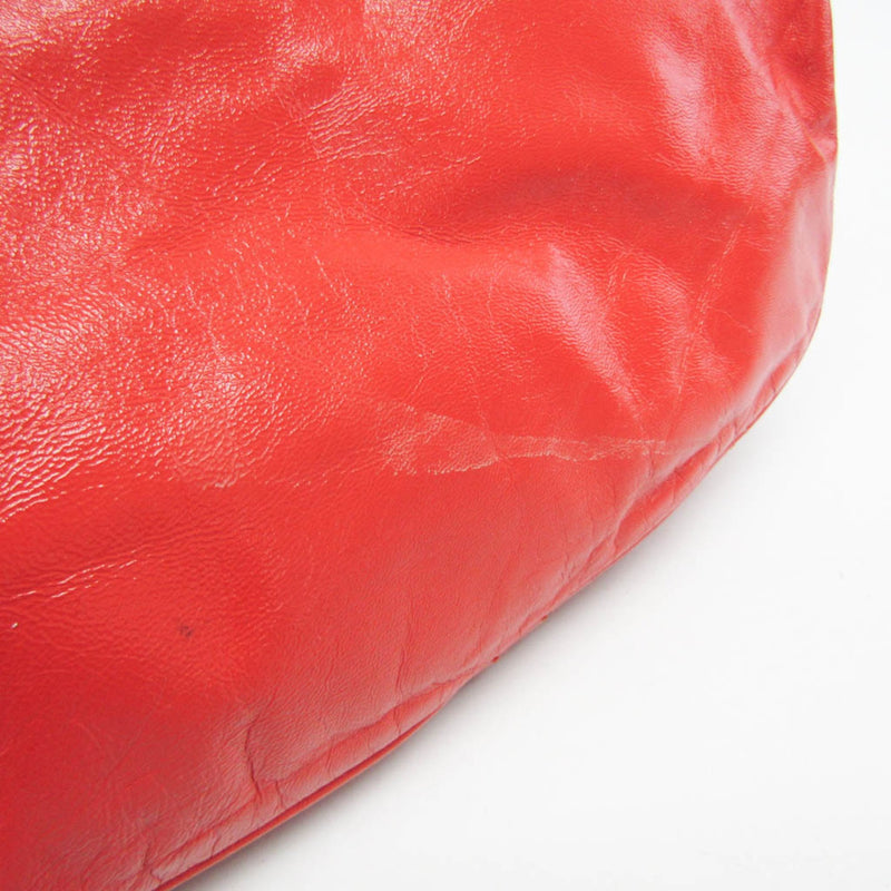 Bottega Veneta Intrecciato Orange Leather Shopper Bag (Pre-Owned)