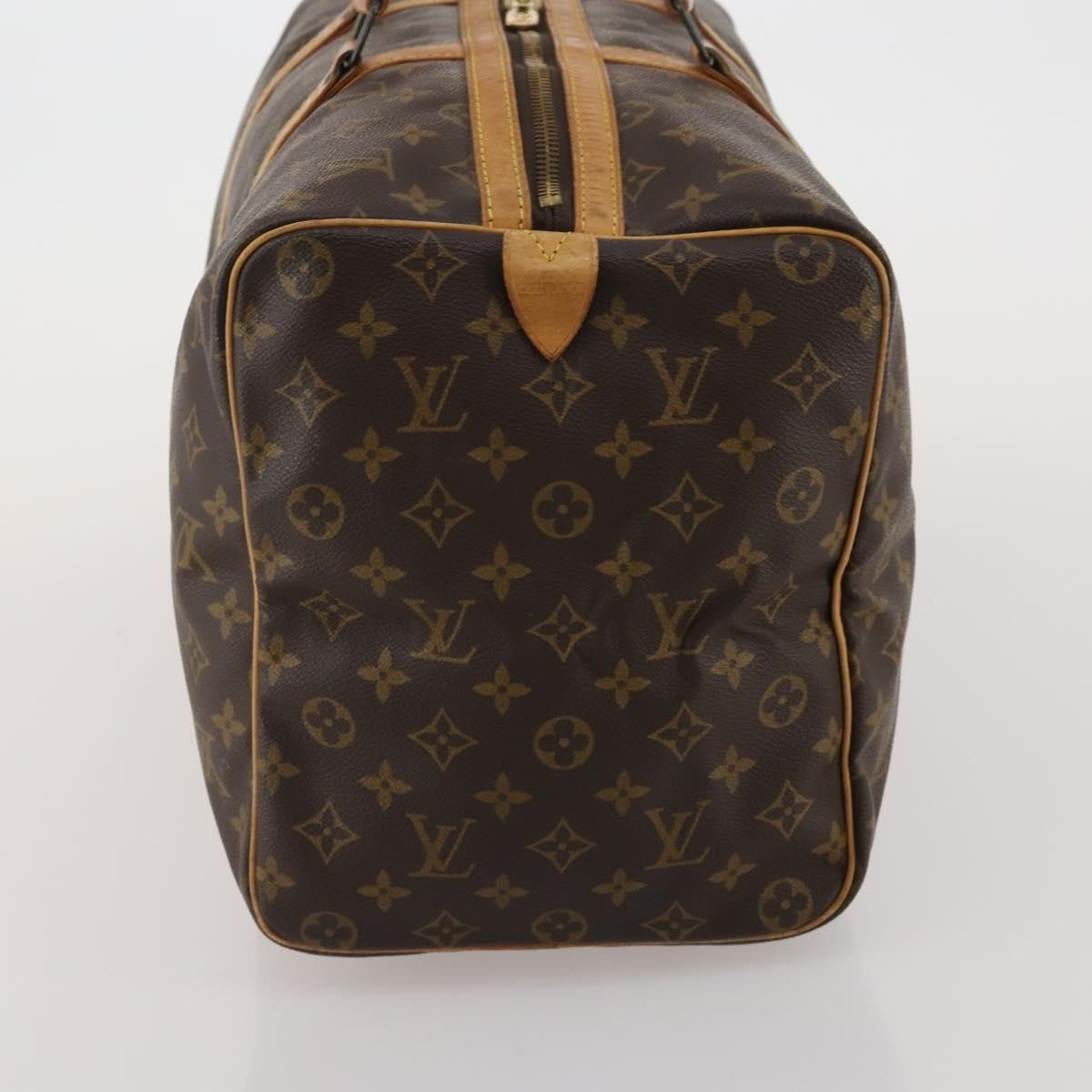 Louis Vuitton Sac Souple Monogram Canvas Brown Canvas Travel Bag Bag (Pre-Owned)
