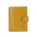 Louis Vuitton Agenda Cover Yellow Leather Wallet  (Pre-Owned)