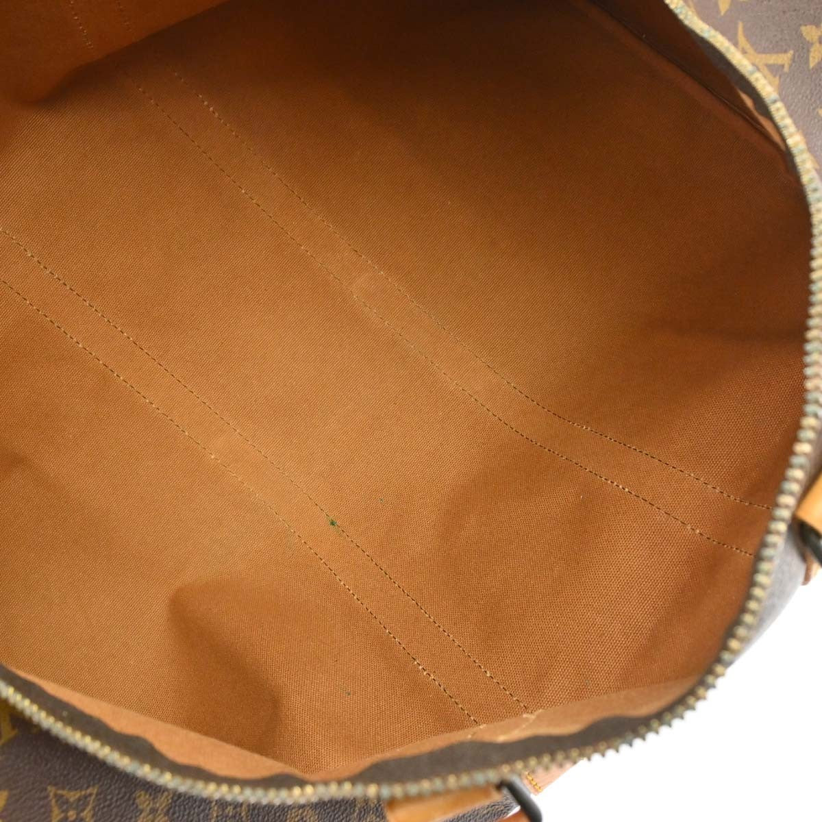 Louis Vuitton Keepall Monogram Brown Canvas Travel Bag Bag (Pre-Owned)