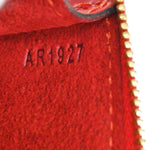 Louis Vuitton Pochette Accessoires Red Leather Clutch Bag (Pre-Owned)