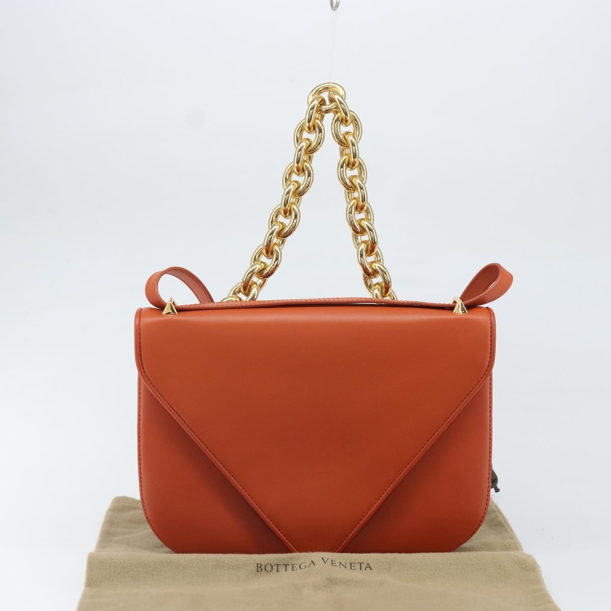 Bottega Veneta Mount Leather Brown Leather Shoulder Bag Bag (Pre-Owned)