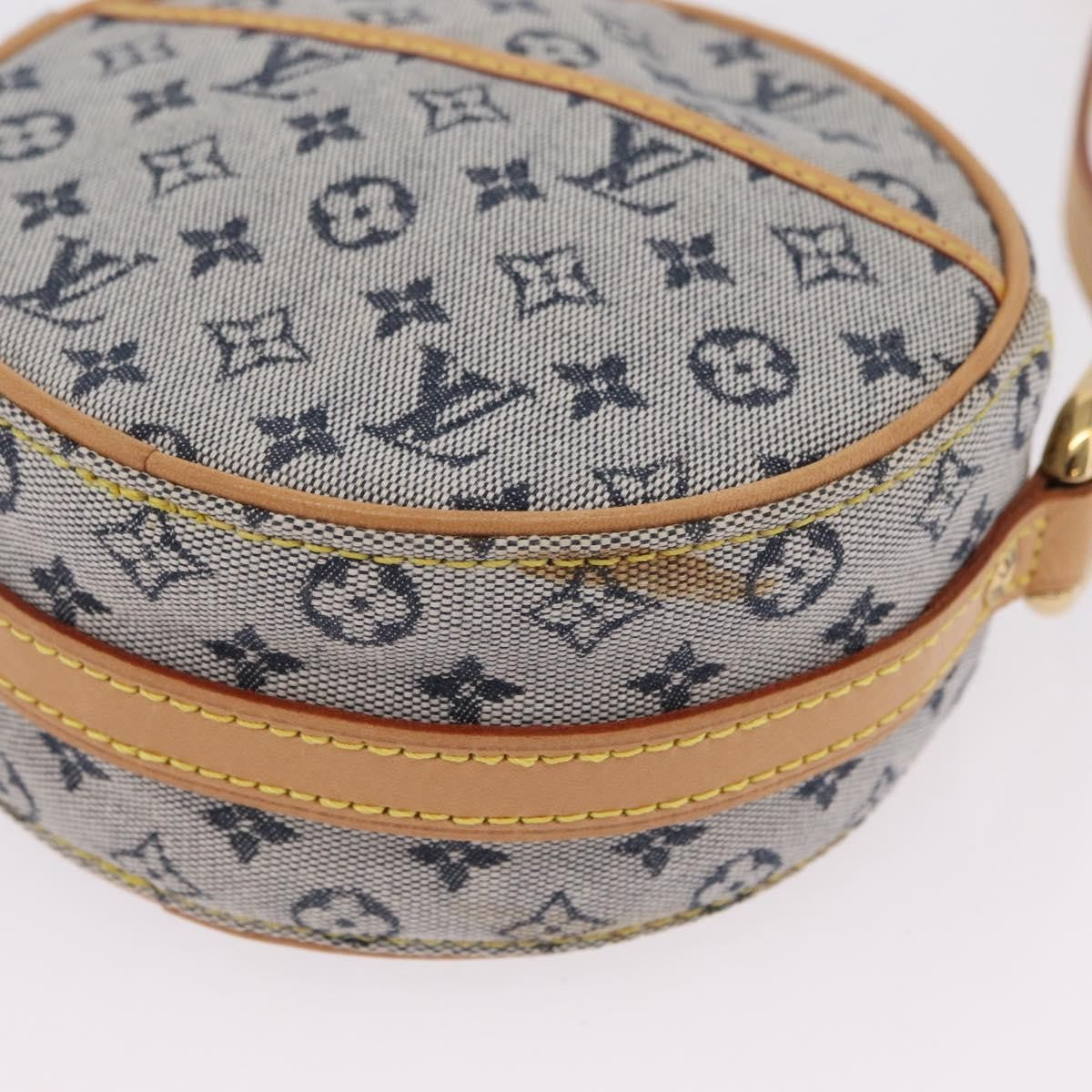 Louis Vuitton Jeanne Mini Lin Blue Canvas Crossbody Bag Bag (Pre-Owned)