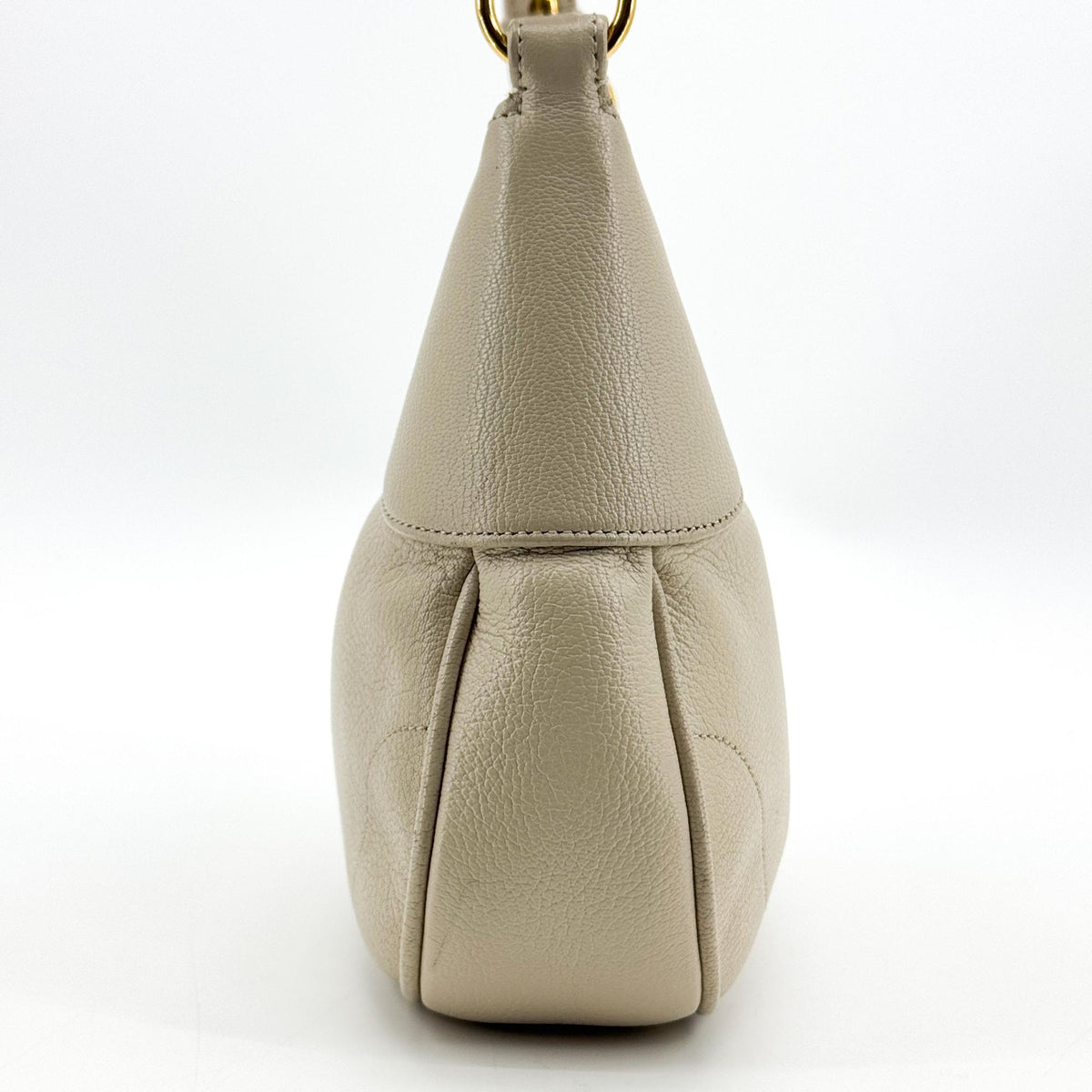 Gucci Aphrodite Leather Beige Leather Shoulder Bag Bag (Pre-Owned)