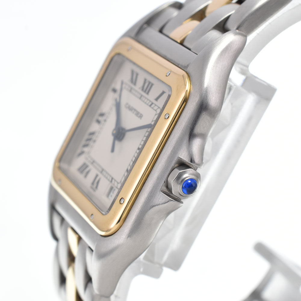 Cartier Vintage Panthere De Cartier Quartz Rose Gold With Diamond Bezel, Lugs And Bracelet Watch (Pre-Owned)