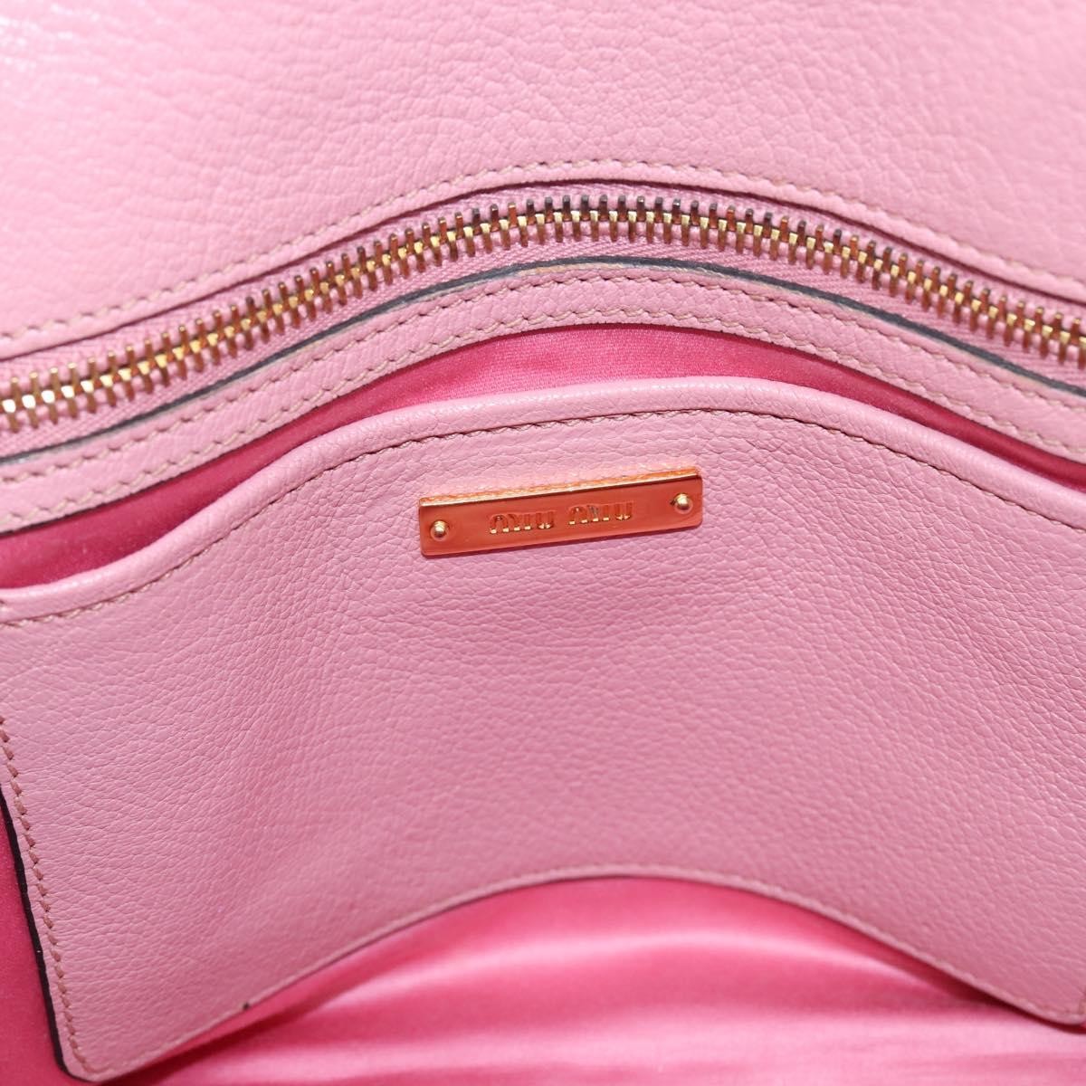 Miu Miu Beau Top Handle Leather Multicolour Leather Handbag (Pre-Owned)