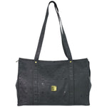 MCM Visetos Black Canvas Shoulder Bag (Pre-Owned)