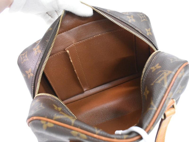 Louis Vuitton Cite Brown Canvas Shoulder Bag (Pre-Owned)