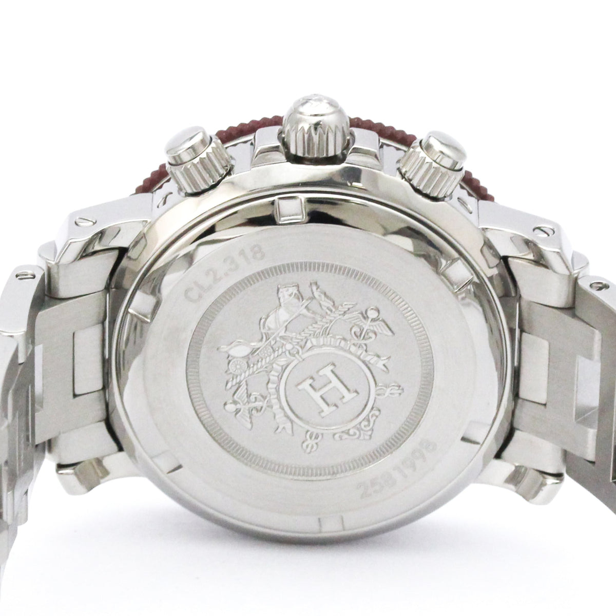 Hermes Clipper Diver Chronograph Quartz Stainless Steel Watch (Pre-Owned)