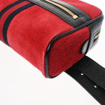 Gucci Red Suede Shoulder Bag (Pre-Owned)