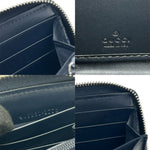 Gucci Guccissima Navy Leather Wallet  (Pre-Owned)