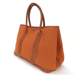 Hermès Garden Party Orange Canvas Tote Bag (Pre-Owned)