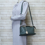Fendi By The Way Green Leather Handbag (Pre-Owned)
