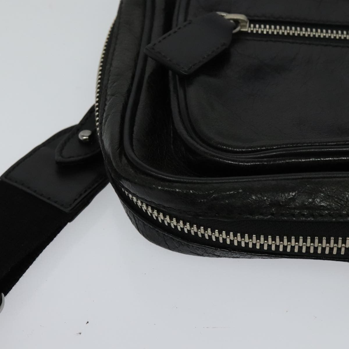 Chloe Paddington Body Leather Black Leather Shoulder Bag Bag (Pre-Owned)