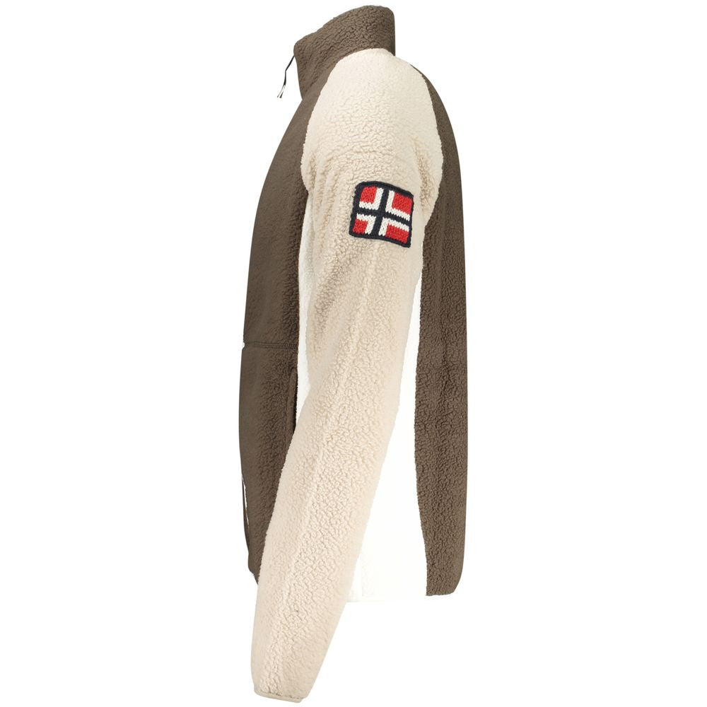 Norway 1963 Marrone Polyester Men Men's Sweatshirt