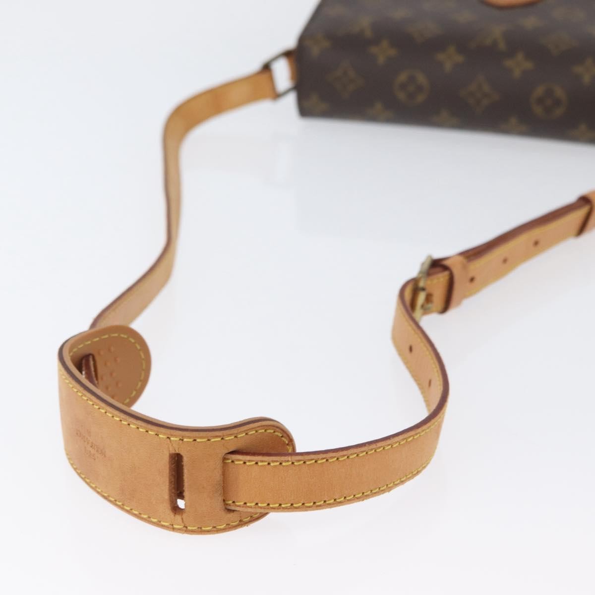 Louis Vuitton Saint Cloud Monogram Canvas Brown Canvas Handbag (Pre-Owned)