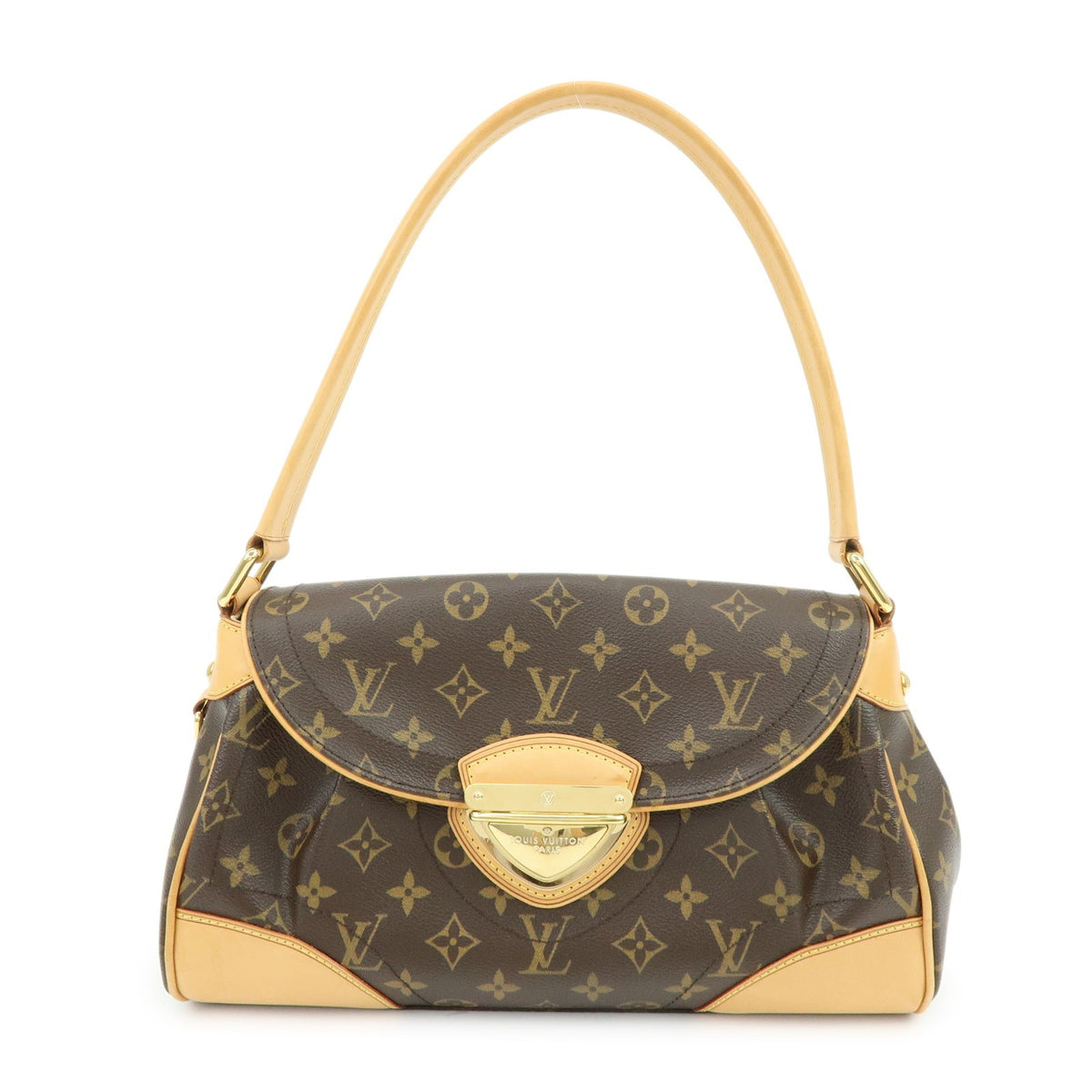 Louis Vuitton Beverly Monogram Canvas Brown Canvas Handbag (Pre-Owned)