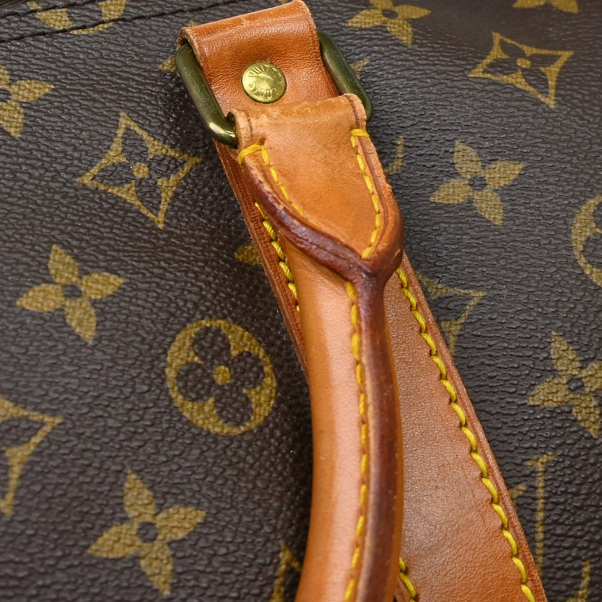 Louis Vuitton Keepall Monogram Canvas Brown Canvas Travel Bag Bag (Pre-Owned)