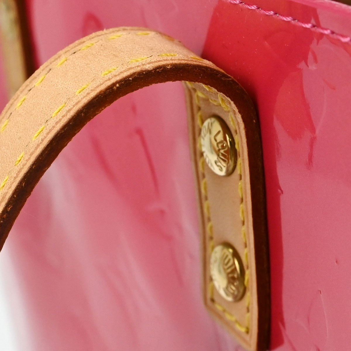 Louis Vuitton Reade Monogram Vernis Pink Patent_Leather Handbag (Pre-Owned)