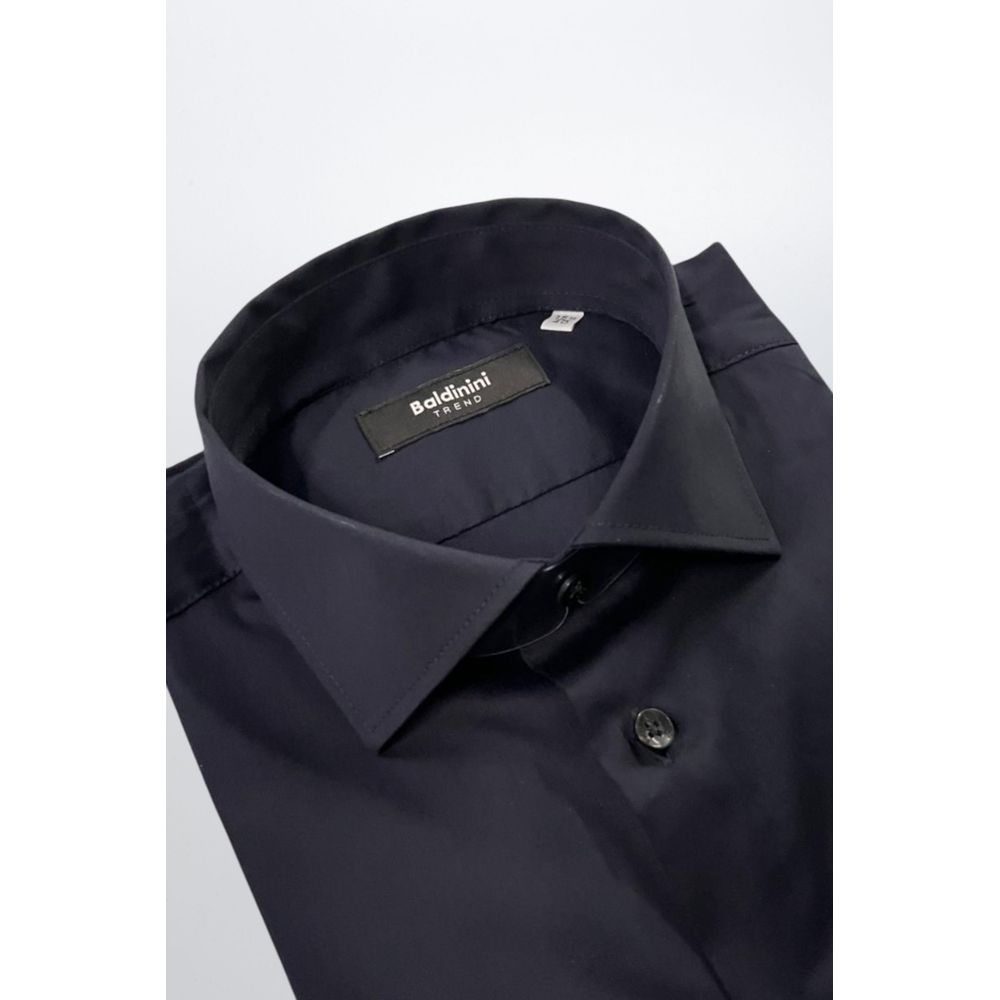 Baldinini Trend Black Cotton Men's Men's Shirt