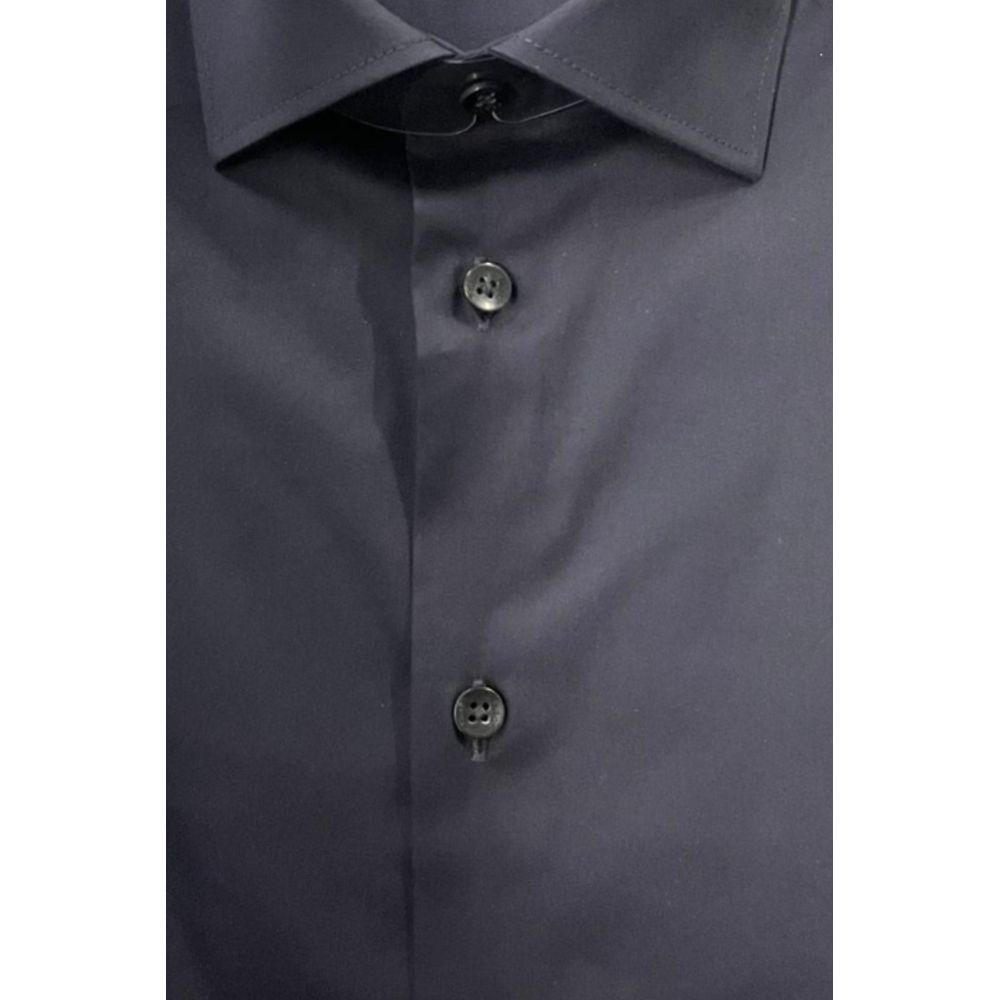 Baldinini Trend Black Cotton Men's Men's Shirt