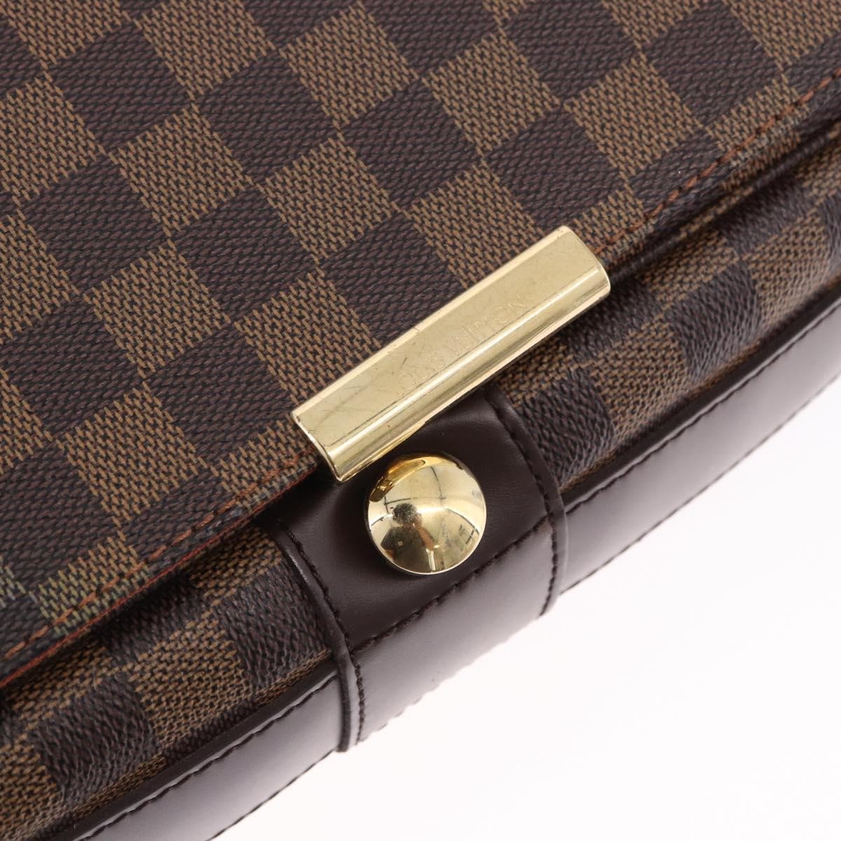 Louis Vuitton Bastille Damier Ebene Brown Canvas Shoulder Bag Bag (Pre-Owned)