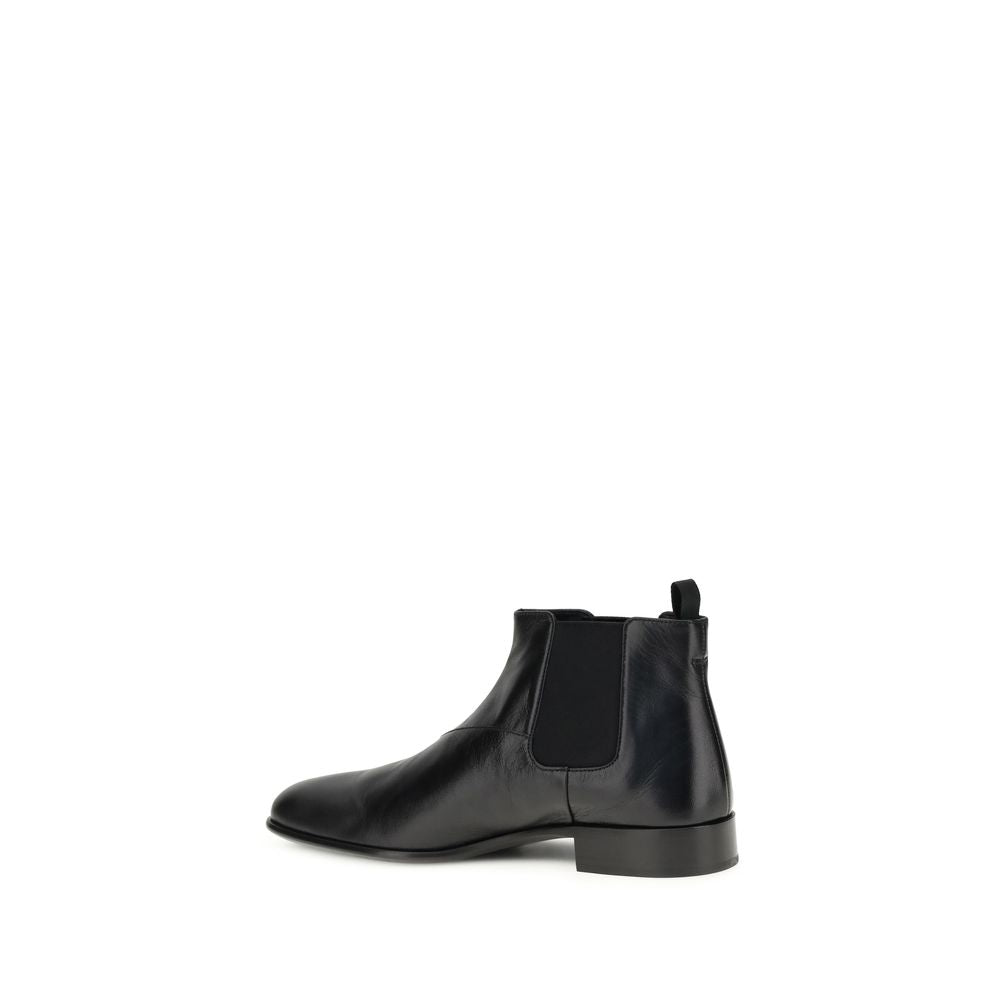 Prada Black Goatskin Ankle Women's Boots