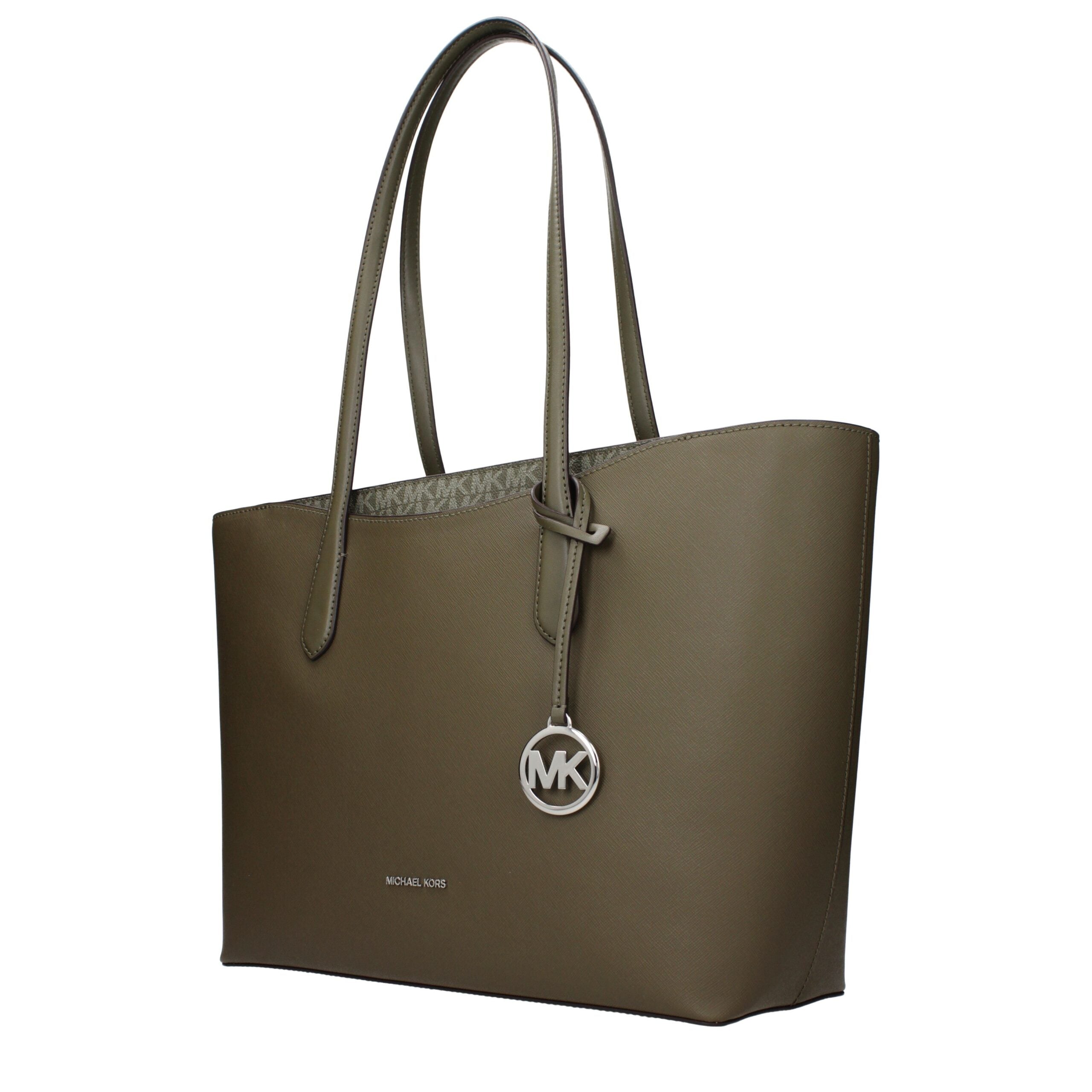 Michael Kors Green Fabric Shoulder Women's Bag