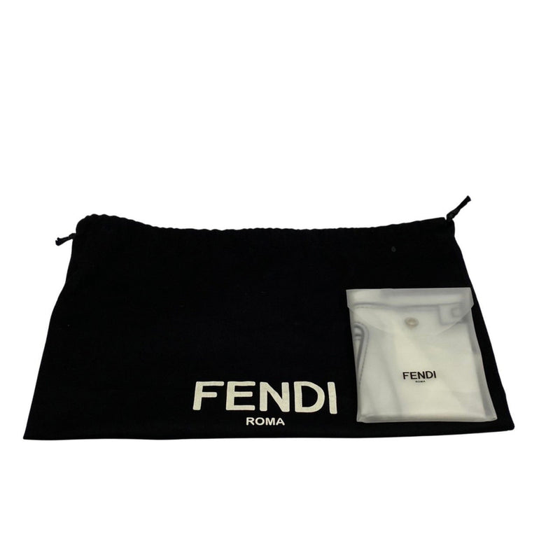 Fendi Peekaboo Red Leather Handbag (Pre-Owned)