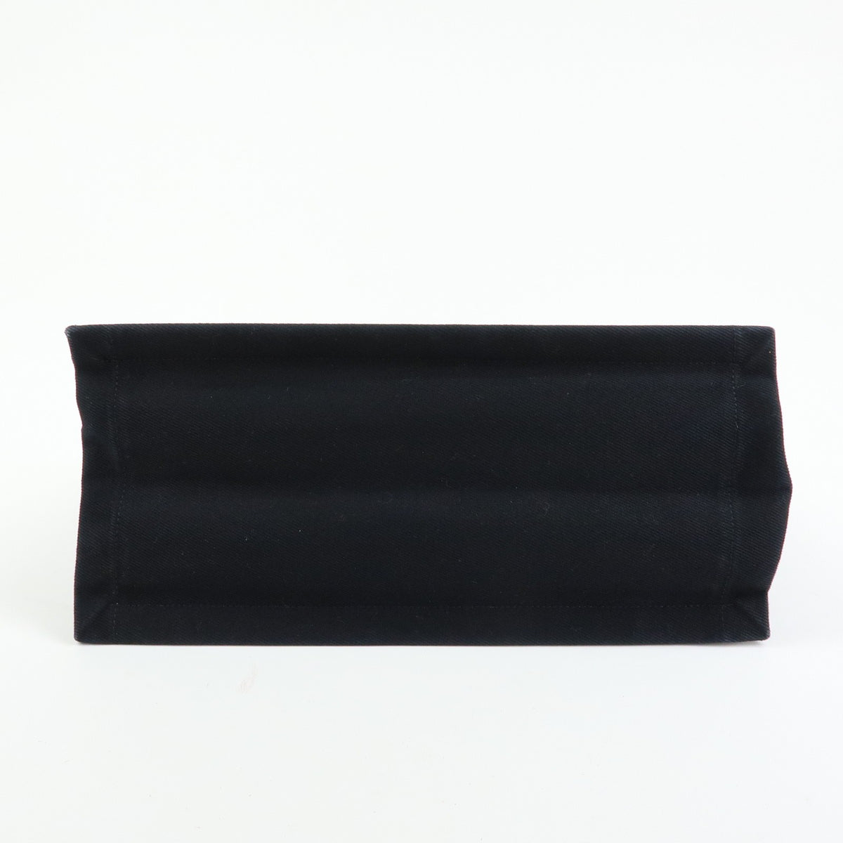 Saint Laurent Rive Gauche Shopper Canvas Black Canvas Tote Bag Bag (Pre-Owned)