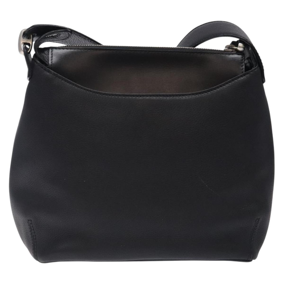 Loewe Vintage Leather Black Leather Shoulder Bag Bag (Pre-Owned)