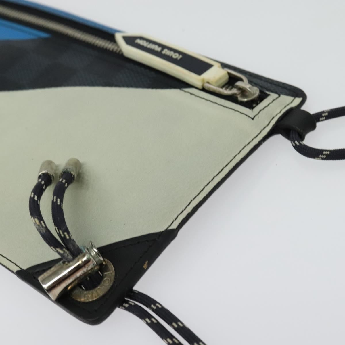 Louis Vuitton Pochette Phone Damier Graphite Canvas Gray Canvas Shoulder Bag Bag (Pre-Owned)