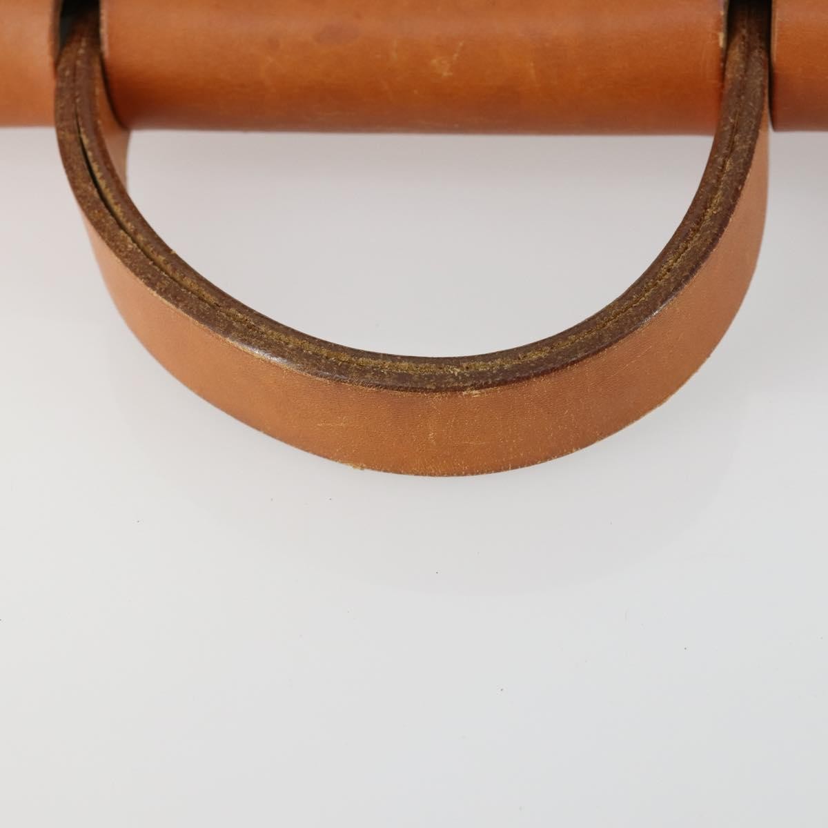 Hermes Herbag A Dos Toile Beige Canvas Backpack Bag (Pre-Owned)