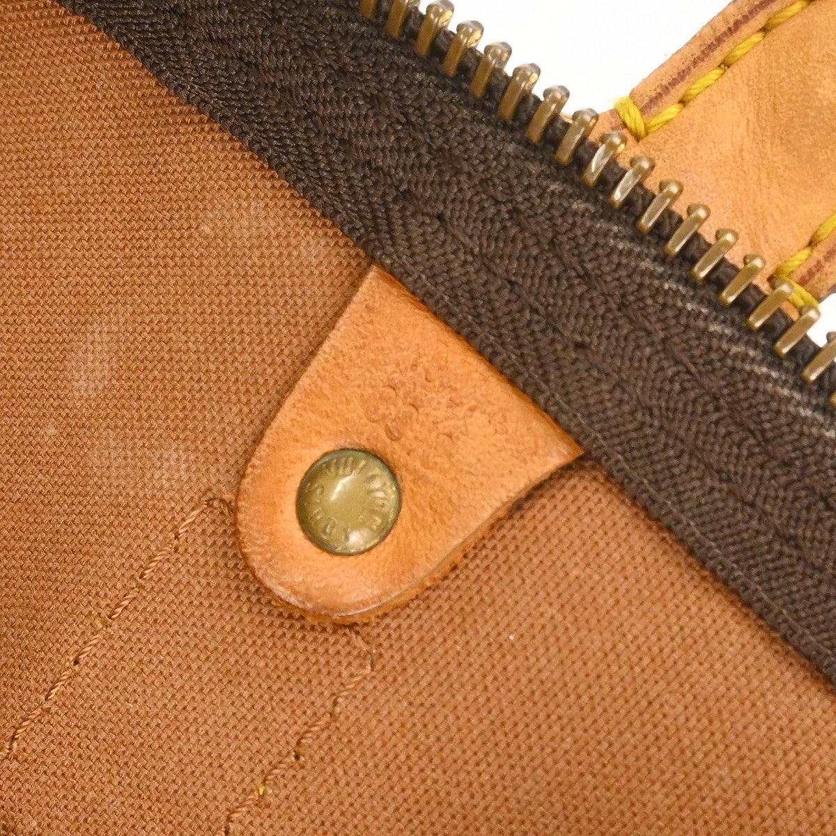 Louis Vuitton Keepall Bandouliere Monogram Canvas Brown Canvas Travel Bag Bag (Pre-Owned)