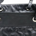 Chanel Biarritz Black Leather Tote Bag (Pre-Owned)