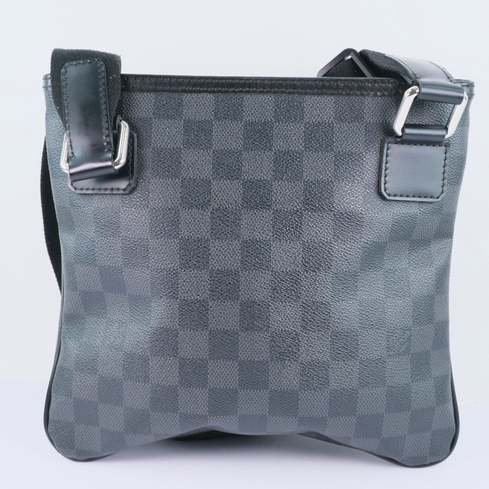 Louis Vuitton Thomas Damier Graphite Black Canvas Shoulder Bag Bag (Pre-Owned)