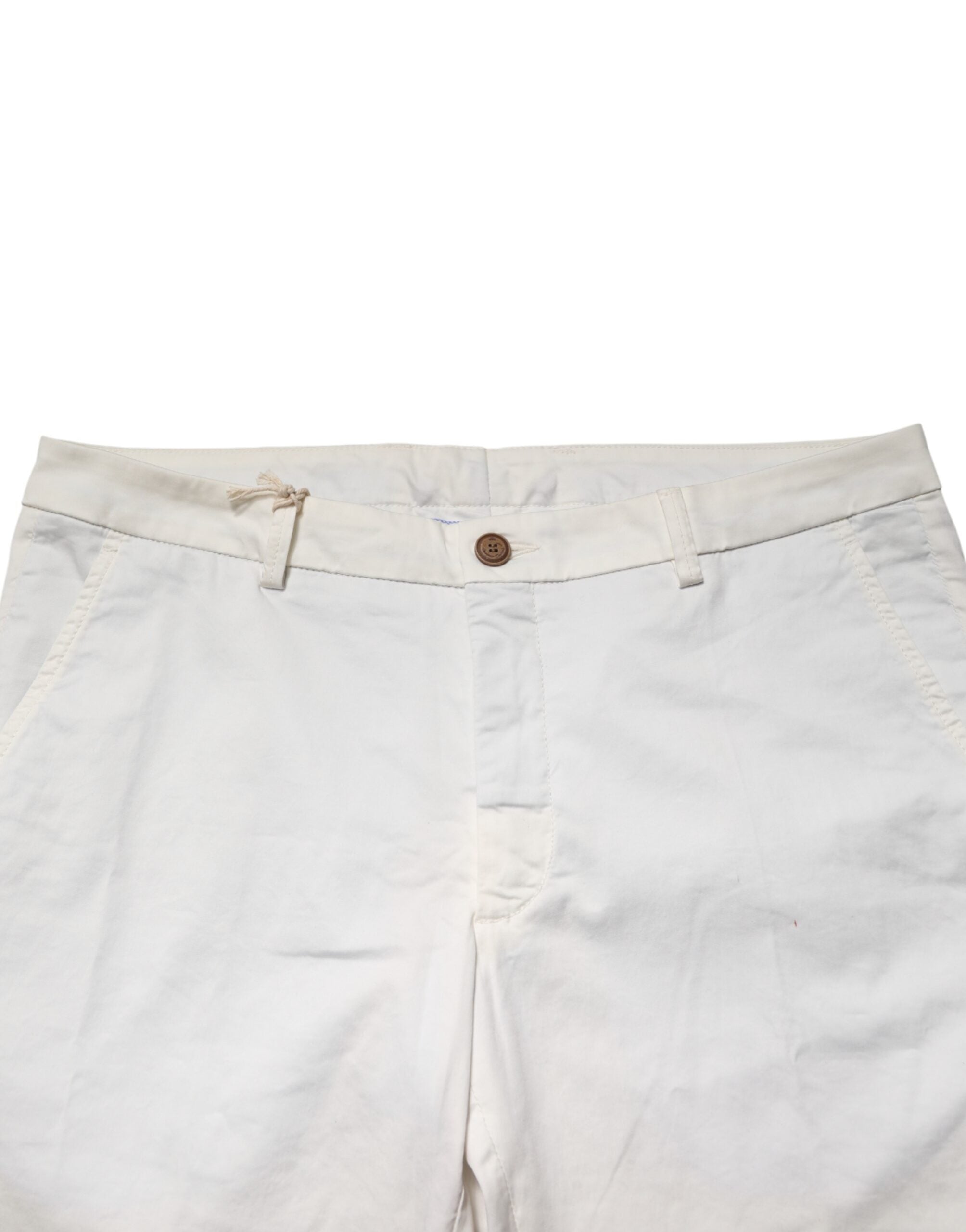 Domenico Tagliente White Tapered Dress Formal Trouser Men's Pants (Pre-Owned)