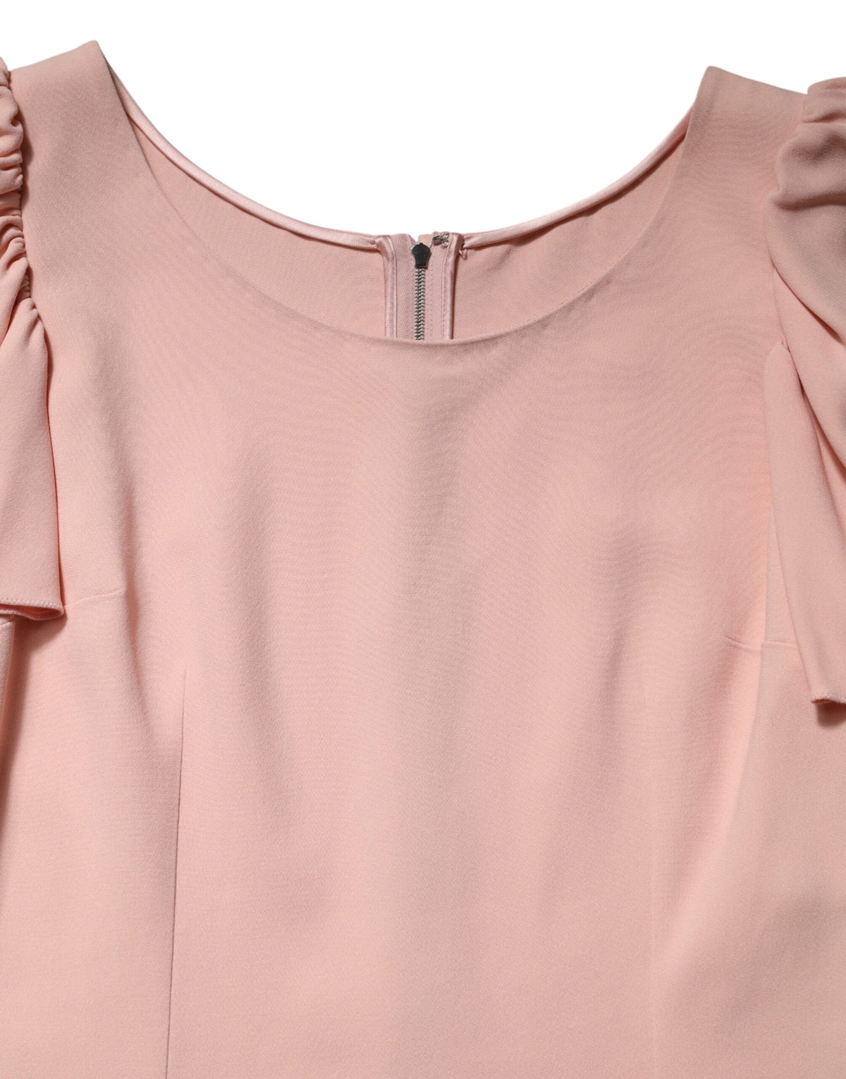 Dolce & Gabbana Pink Short Sleeves Round Neck Blouse Women's Top