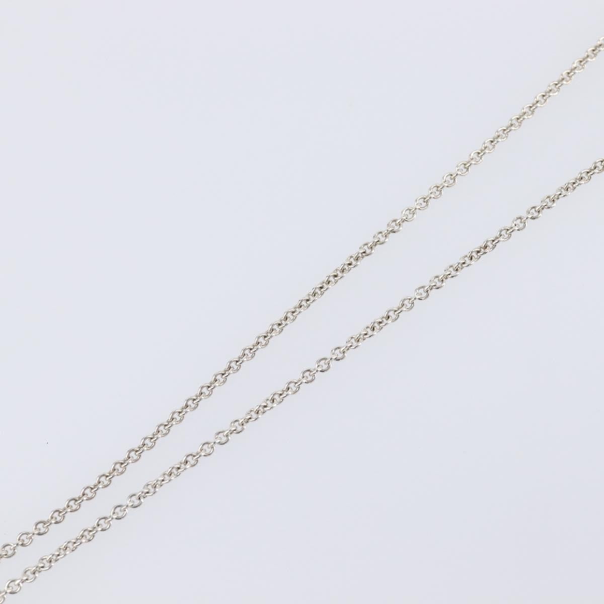 Tiffany & Co. Elsa Peretti Open Heart Pendant Sterling Silver Silver Silver Necklace Jewelry (Pre-Owned)