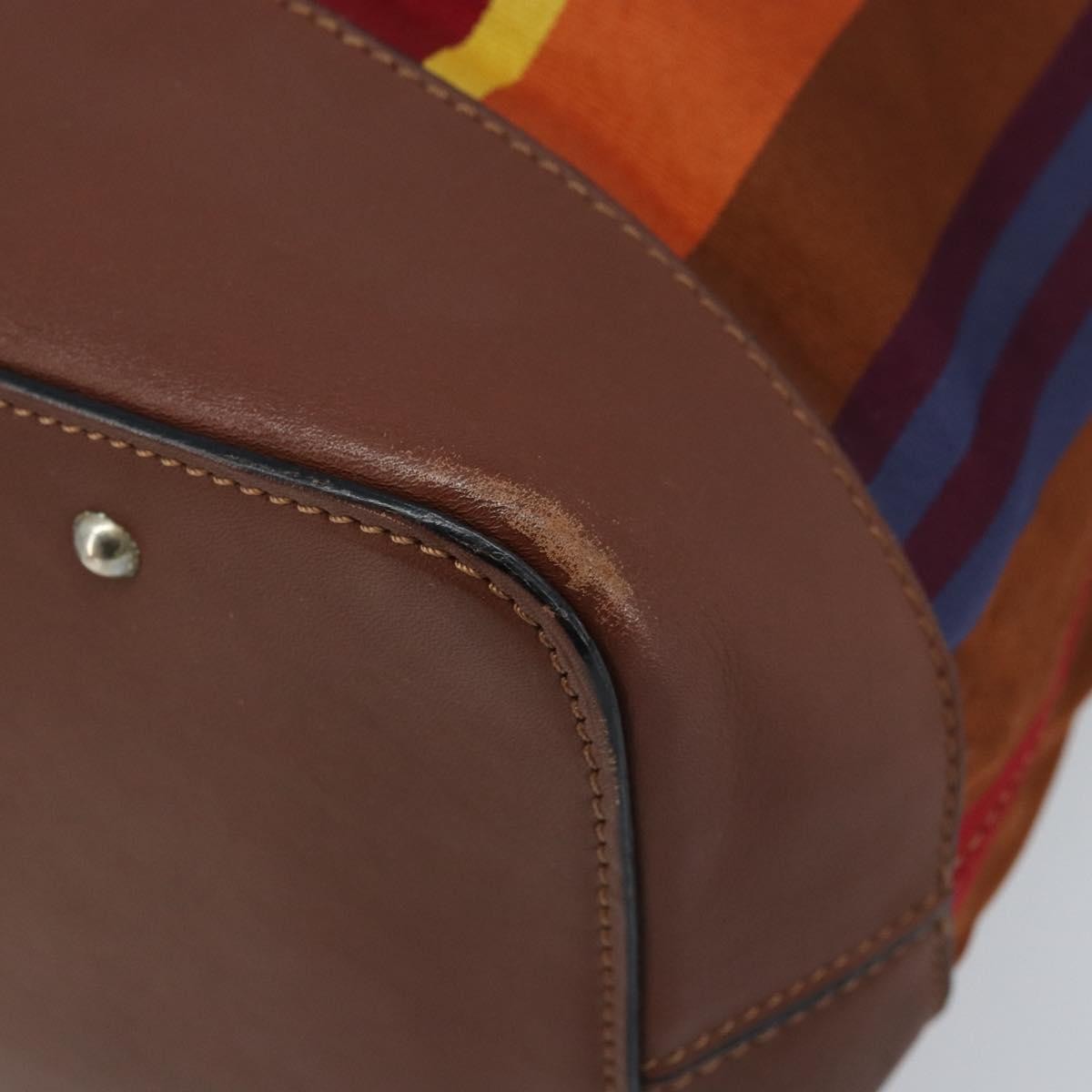 Celine Vintage Canvas Multicolour Canvas Shoulder Bag Bag (Pre-Owned)
