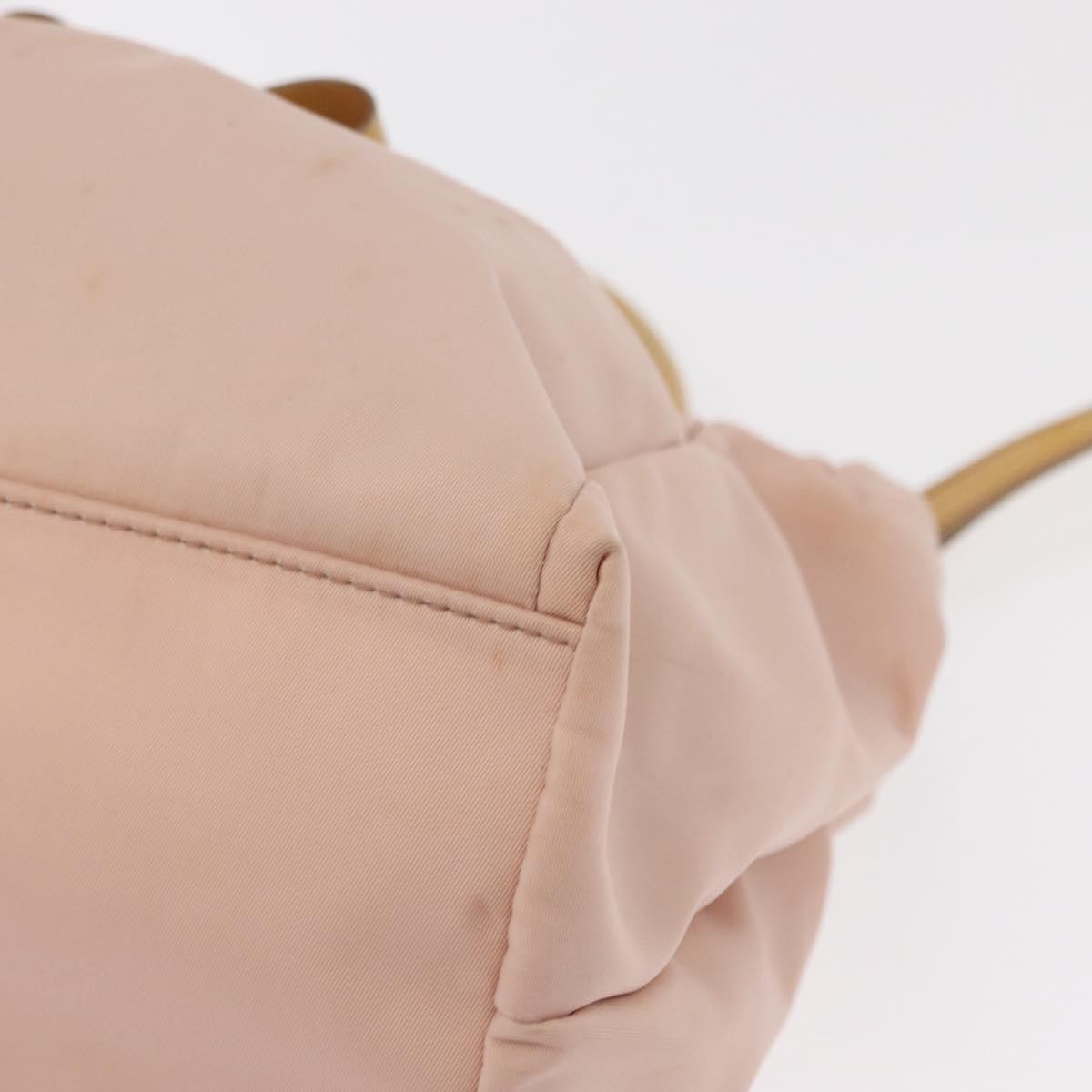 Salvatore Ferragamo Vala Nylon Pink Nylon Handbag (Pre-Owned)