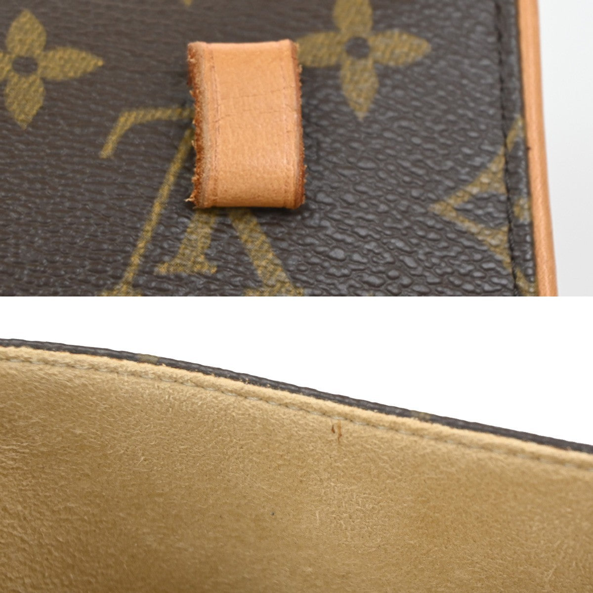 Louis Vuitton Florentine Waist Monogram Canvas Brown Canvas Clutche & Pouche Bag (Pre-Owned)