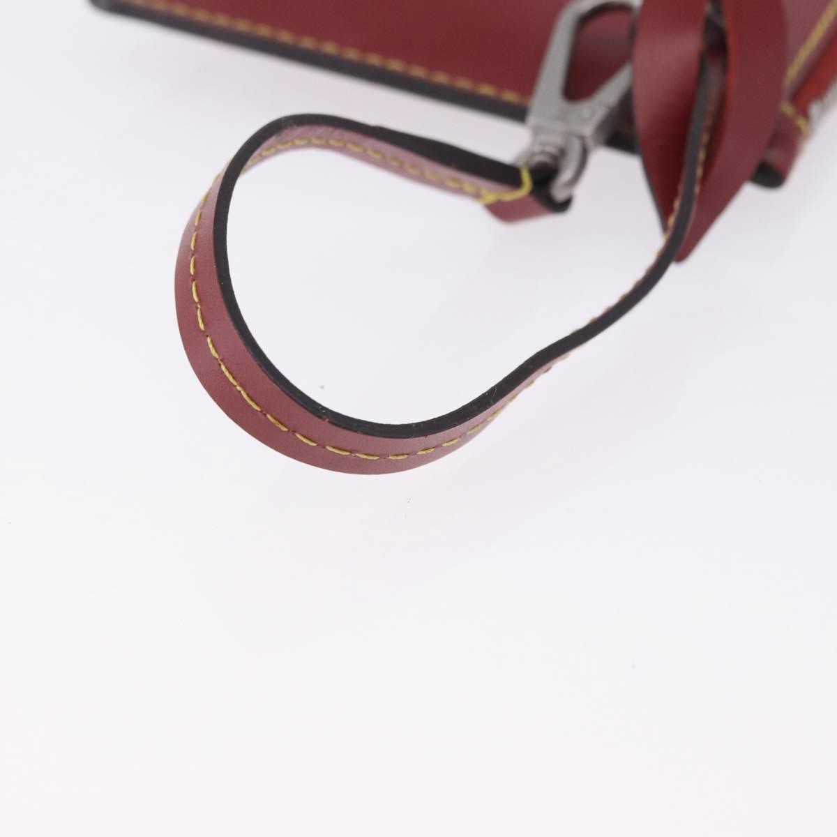 Louis Vuitton Neverfull Leather Red Leather Clutche & Pouche Bag (Pre-Owned)
